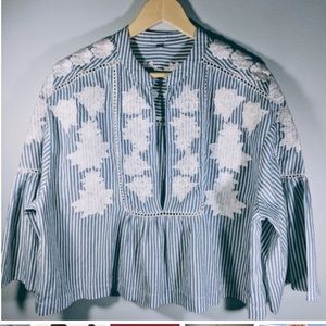 Free People LIYA Boho Festival Tunic Top